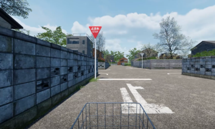 【場面1】　見通しの悪い 交差点の通行 （CG版）